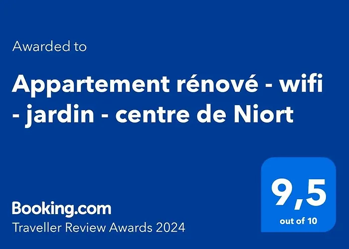 Appartement Renove - Wifi - Jardin - Centre De Niort
