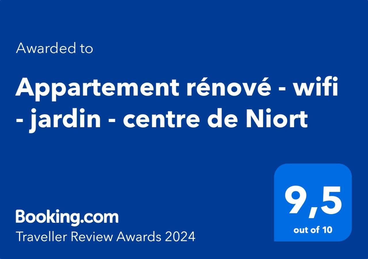 Renove - Wifi - Jardin - Centre De Apartment